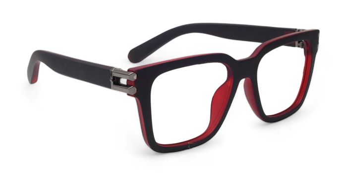 MIRAR by EyeMyEye Red Full Frame Wayfarer Eyeglasses for Men and Women
