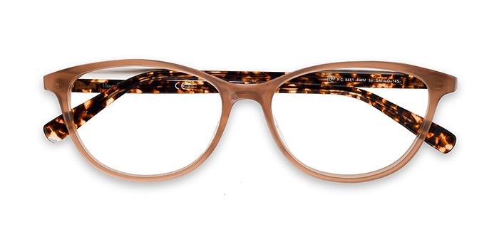 PIERRE CARDIN Peach Full Frame Oval Eyeglasses for Women