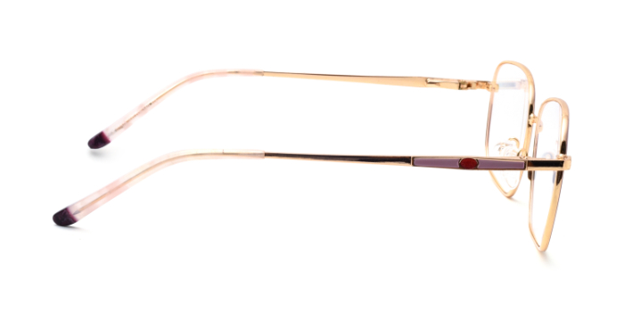  Pink Full Frame Square Eyeglasses for Women