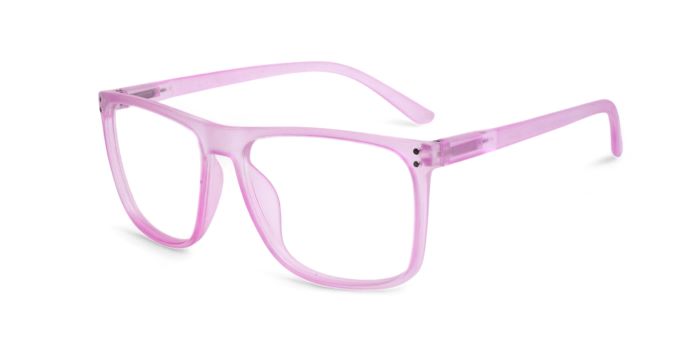 MIRAR by EyeMyEye Pink Full Frame Square Eyeglasses for Women