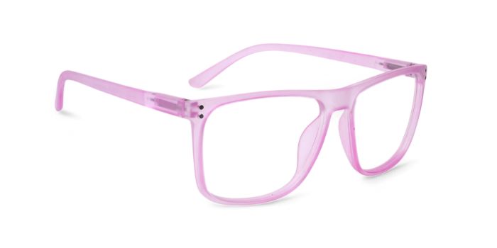 MIRAR by EyeMyEye Pink Full Frame Square Eyeglasses for Women