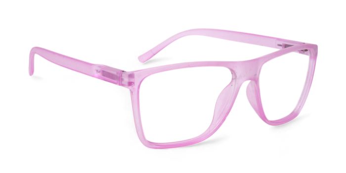 MIRAR by EyeMyEye Pink Full Frame Rectangle Eyeglasses for Women