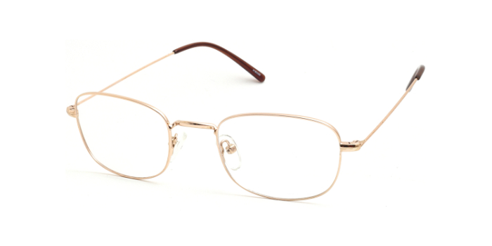 KILLER Gold Full Frame Square Eyeglasses for Men and Women