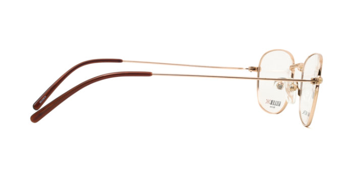 KILLER Gold Full Frame Square Eyeglasses for Men and Women