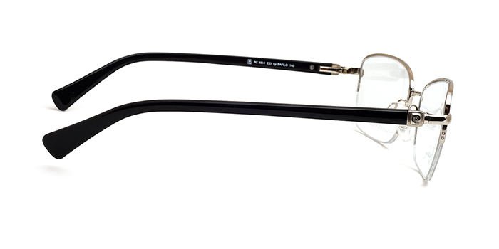 PIERRE CARDIN Gold Half Frame Rectangle Eyeglasses for Women