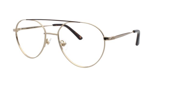  Gold Full rim Aviator Eyeglasses for Men and Women