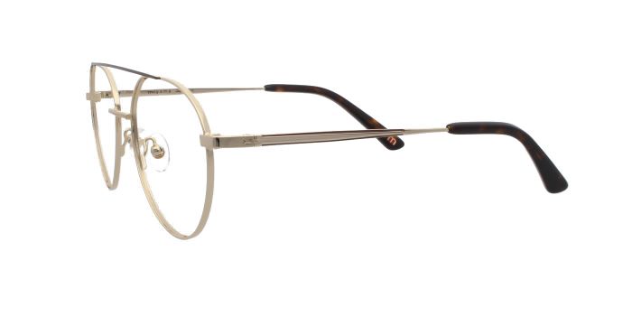  Gold Full rim Aviator Eyeglasses for Men and Women