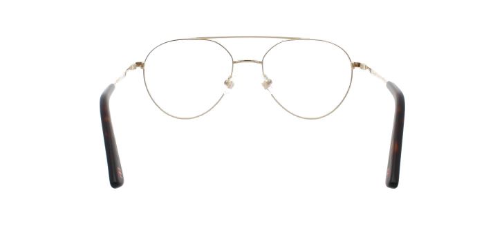 Gold Full rim Aviator Eyeglasses for Men and Women