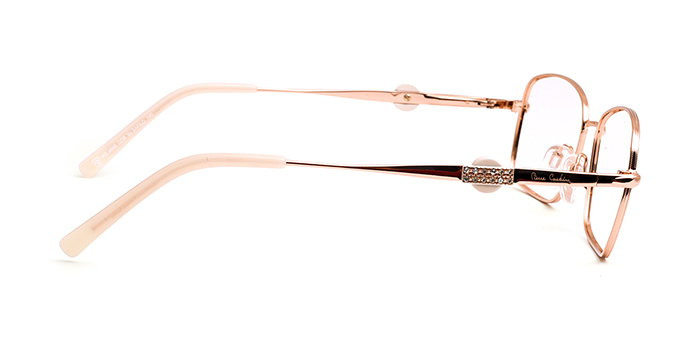 PIERRE CARDIN Gold Full Frame Rectangle Eyeglasses for Women