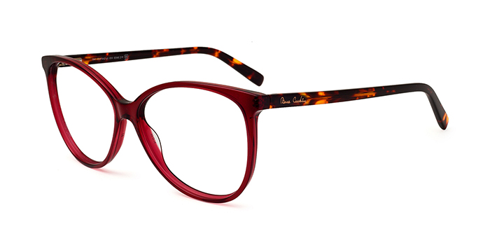 PIERRE CARDIN Wine Full Frame Cateye Eyeglasses for Women