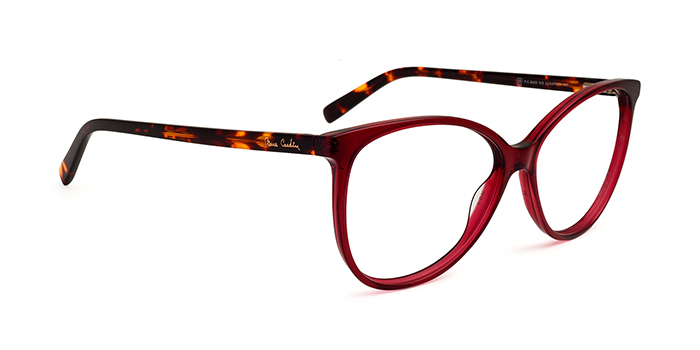 PIERRE CARDIN Wine Full Frame Cateye Eyeglasses for Women