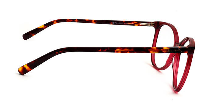 PIERRE CARDIN Wine Full Frame Cateye Eyeglasses for Women