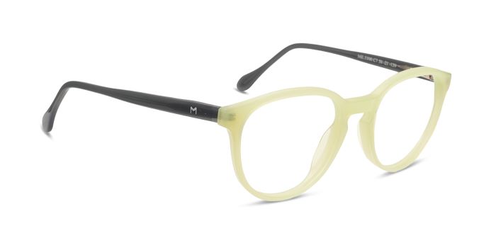  Green Full Frame Oval Eyeglasses for Men and Women