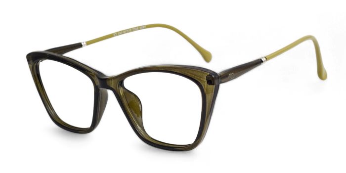 MIRAR by EyeMyEye Grey Transparent Full Frame Square Eyeglasses for Men and Women
