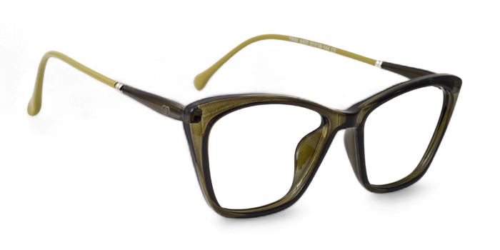 MIRAR by EyeMyEye Grey Transparent Full Frame Square Eyeglasses for Men and Women