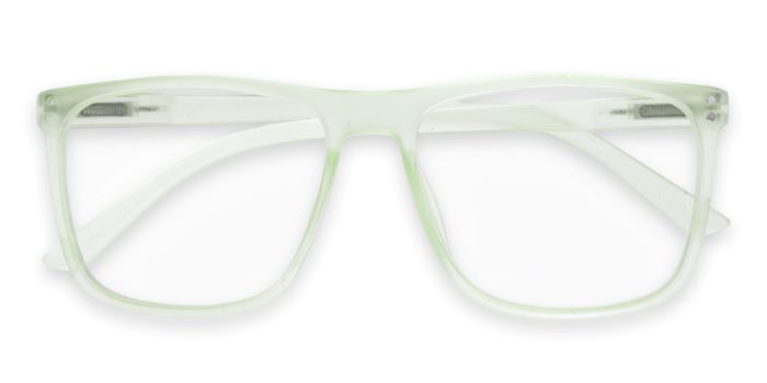 MIRAR by EyeMyEye Green Full Frame Square Eyeglasses for Men and Women