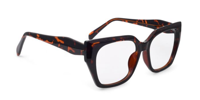 MIRAR by EyeMyEye Leopard Full Frame Wayfarer Eyeglasses for Men and Women