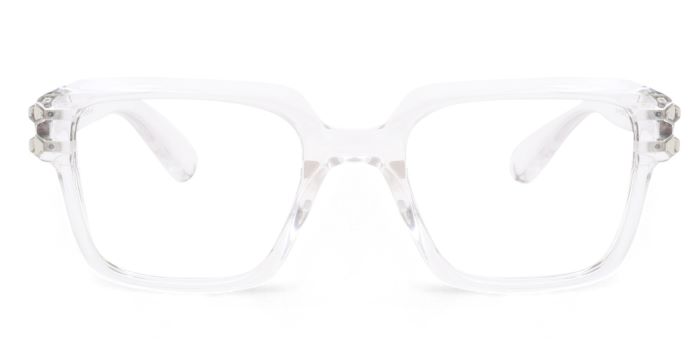 MIRAR by EyeMyEye Transparent Full Frame Square Eyeglasses for Men and Women