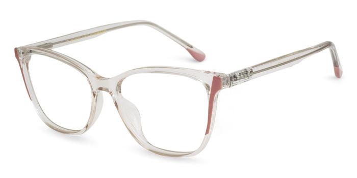 MIRAR by EyeMyEye Transparent Full Frame Butterfly Eyeglasses for Women