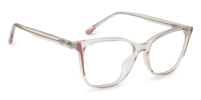 MIRAR by EyeMyEye Transparent Full Frame Butterfly Eyeglasses for Women