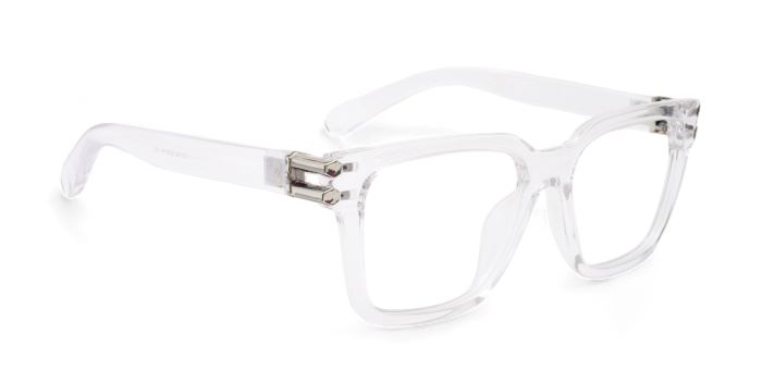 MIRAR by EyeMyEye Transparent Full Frame Wayfarer Eyeglasses for Men and Women