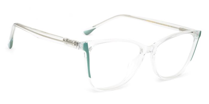 MIRAR by EyeMyEye Transparent Full Frame Cateye Eyeglasses for Women