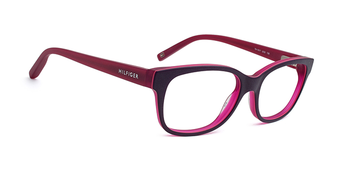 TOMMY HILFIGER Violet Full Frame Rectangle Eyeglasses for Women