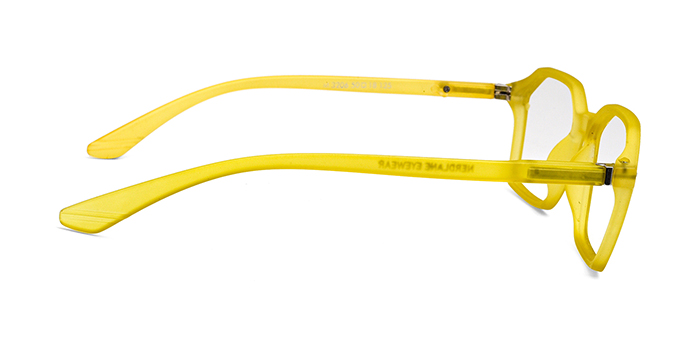  Yellow Full Frame geometric Eyeglasses for Men