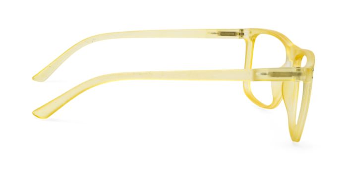 MIRAR by EyeMyEye Yellow Full Frame Square Eyeglasses for Men and Women