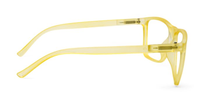 MIRAR by EyeMyEye Yellow Full Frame Rectangle Eyeglasses for Men and Women