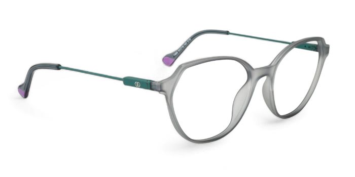 MIRAR by EyeMyEye Blue Transparent Full Frame Square Eyeglasses for Men and Women