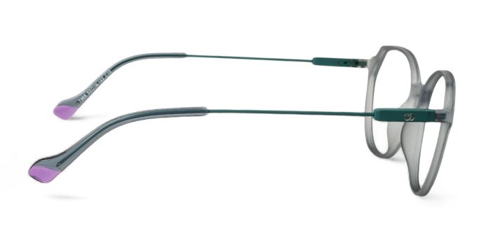 MIRAR by EyeMyEye Blue Transparent Full Frame Square Eyeglasses for Men and Women