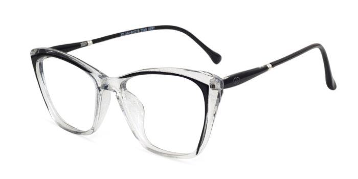 MIRAR by EyeMyEye Matt Black Full Frame Square Eyeglasses for Men and Women