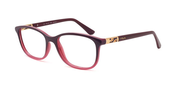 VOGUE Multicolor Full Frame Rectangle Eyeglasses for Women