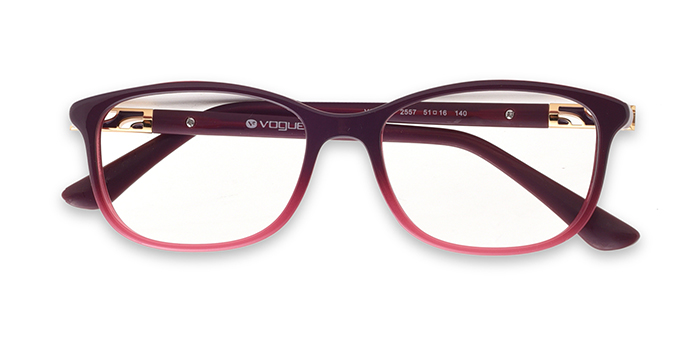 VOGUE Multicolor Full Frame Rectangle Eyeglasses for Women