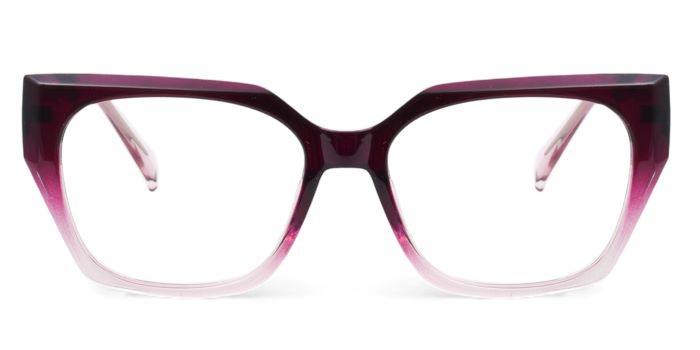 MIRAR by EyeMyEye Burgundy Full Frame Butterfly Eyeglasses for Women