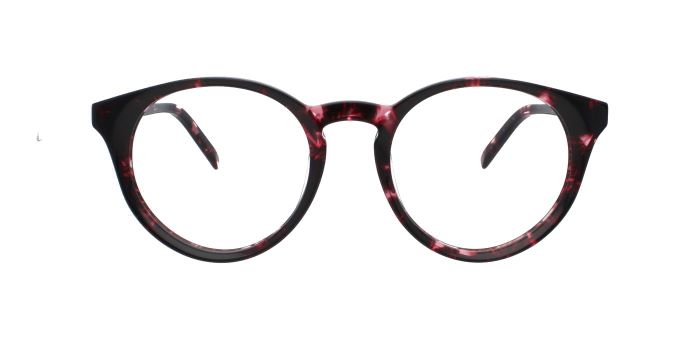  Floral Full rim Round Eyeglasses for Women