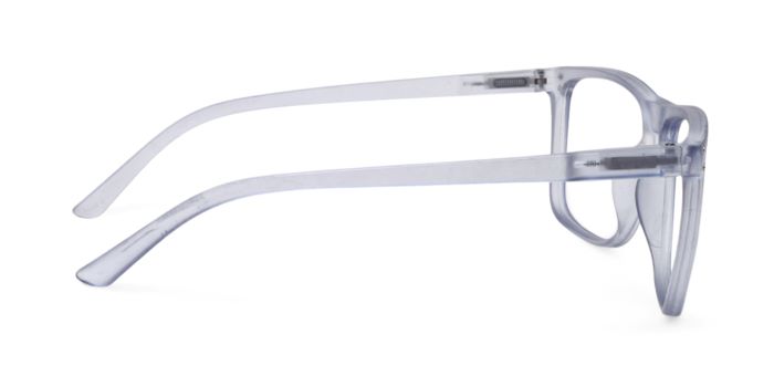 MIRAR by EyeMyEye Grey Transparent Full Frame Square Eyeglasses for Men and Women