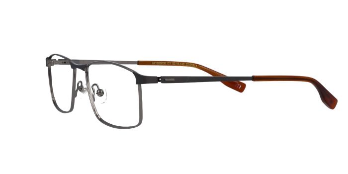  Gun Full rim Rectangle Eyeglasses for Men