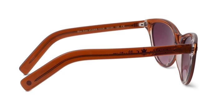  EyeMyEye brown transparent Full Frame Cateye Eyeglasses for Women