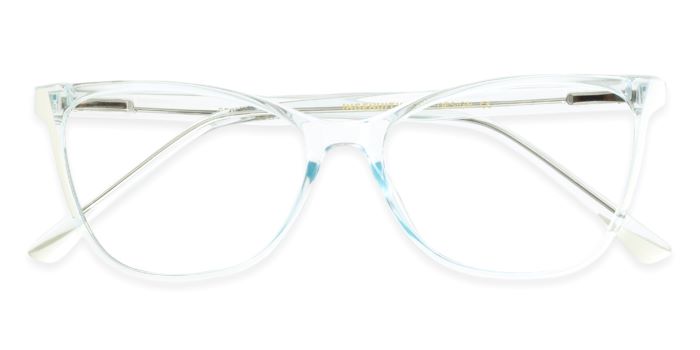 MIRAR by EyeMyEye BlueTranspartent Full Frame Cateye Eyeglasses for Women