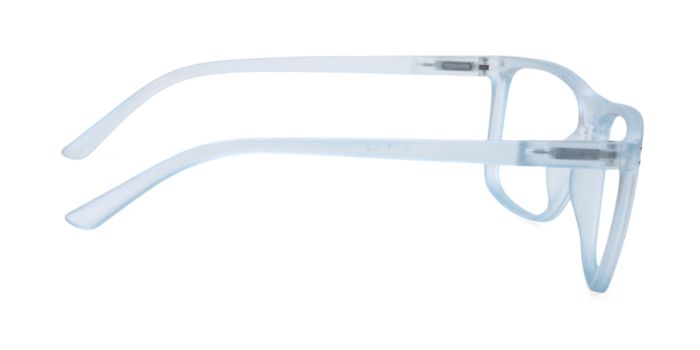 MIRAR by EyeMyEye Blue Transparent Full Frame Square Eyeglasses for Men and Women