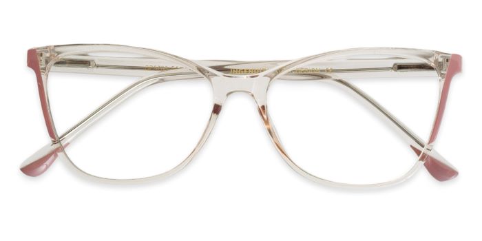 MIRAR by EyeMyEye Rose Gold Full Frame Cateye Eyeglasses for Women
