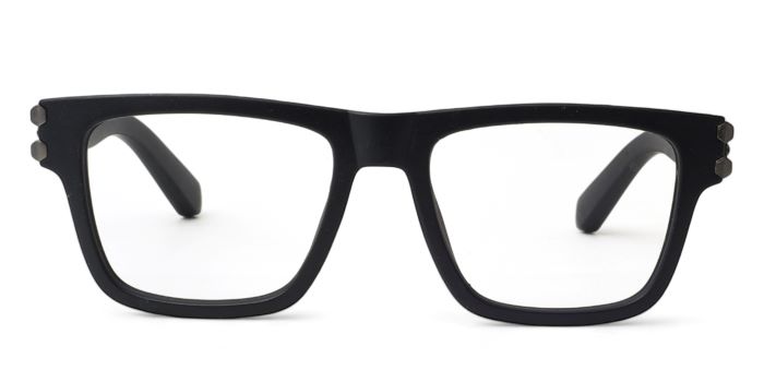 MIRAR by EyeMyEye Matt Black Full Frame Wayfarer Eyeglasses for Men and Women