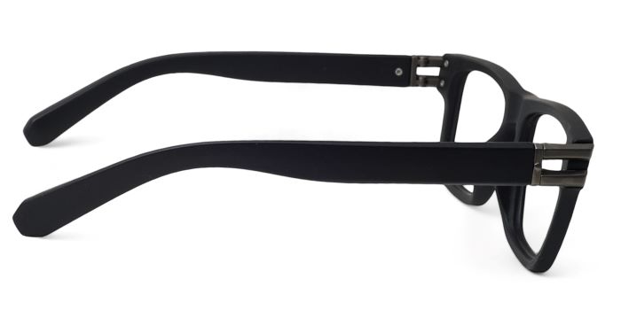 MIRAR by EyeMyEye Matt Black Full Frame Wayfarer Eyeglasses for Men and Women