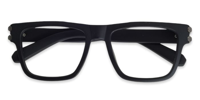 MIRAR by EyeMyEye Matt Black Full Frame Wayfarer Eyeglasses for Men and Women