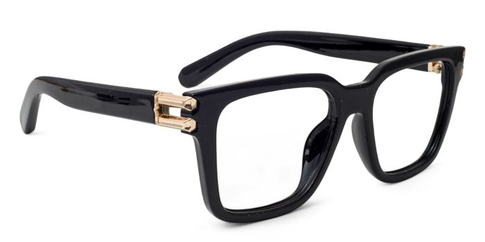 MIRAR by EyeMyEye Black Full Frame Wayfarer Eyeglasses for Men and Women