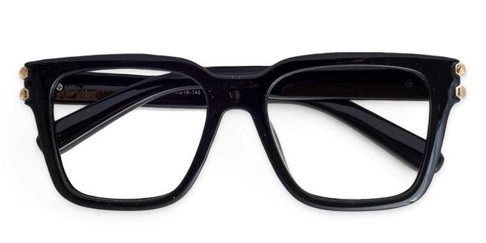MIRAR by EyeMyEye Black Full Frame Wayfarer Eyeglasses for Men and Women