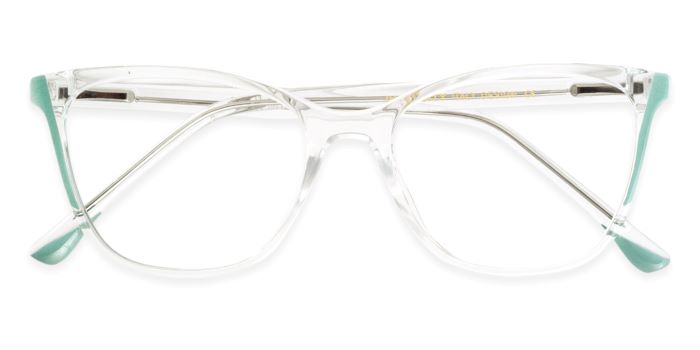 MIRAR by EyeMyEye White Transparent Full Frame Butterfly Eyeglasses for Women