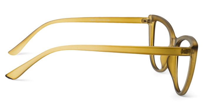 MIRAR by EyeMyEye Olive Green Full Frame Cateye Eyeglasses for Women